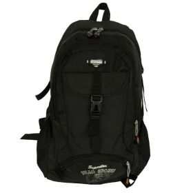 Blancho Backpack [Classic Black] Camping Backpack/ Outdoor Daypack/ School Backpack