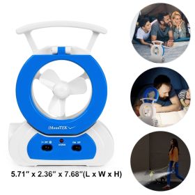 Desk Cooling Fan w/180ï¿½ï¿½Adjustable LED Lamp Baby Stroller Fan Emergency Flashlight Torch